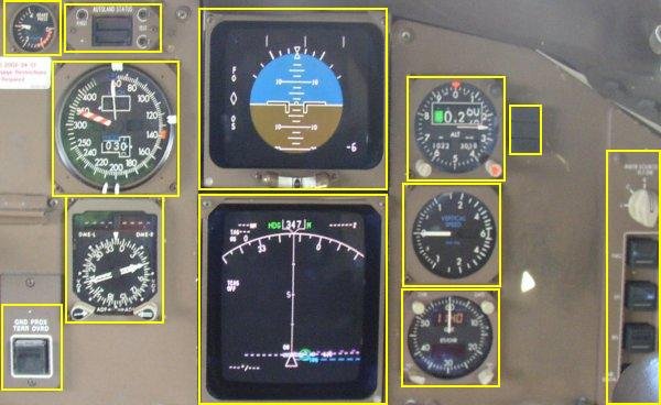 First Officers Instrument Panel