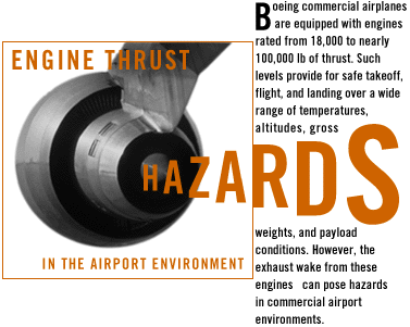 Engine Thrust Hazards