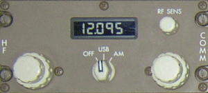 HF Radio Tuning Panel