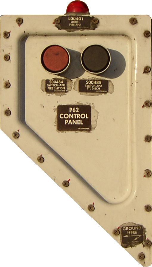 Nose Gear Strut APU Ground Control Panel