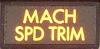 Mach Speed Trim Warning.