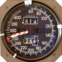 Mach/Airspeed Indicator