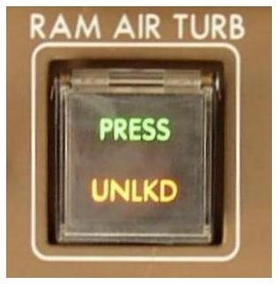 Ram Air Turbine switch