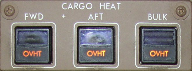 Cargo Compartment Overhead Control Panel