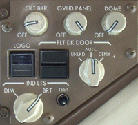 Overhead Lighting Panel