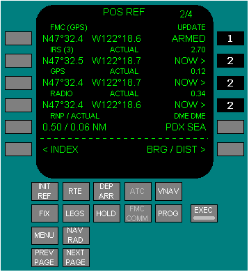 Inflight Position Update